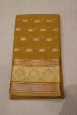 Mercerized Cotton Saree with Elegant Resham Thread Border | Soft, Breathable Fabric For Women | Perfect for Festive & Casual Occasions - Image 2
