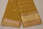 Mercerized Cotton Saree with Elegant Resham Thread Border | Soft, Breathable Fabric For Women | Perfect for Festive & Casual Occasions - Image 4