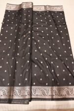Banarasi Katan Silk Saree for Women | Pure Handloom Woven | Traditional Zari Border & Pallu | Premium Indian Ethnic Wear for Wedding & Festive Occasions - Image 3