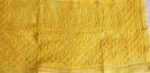 Lucknow Chikankari Long Kurti Full Sleeve Round Neck Embroidered Work Georgette Resham Ethnic Dress Yellow - Image 3