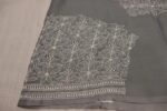 Lucknow Chikankari Women’s Unstitched Kurta Material | Premium Heavy Jaal Work | Soft Voile Cotton Fabric | Hand Embroidered Ethnic Dress - Image 5