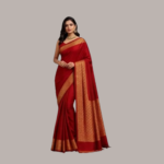 Banarasi Cotton Saree with Zari Work | Elegant Cotton Saree with Rich Border and Comfortable Fabric