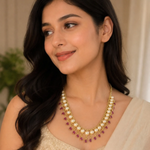 Pearl & Ruby Necklace