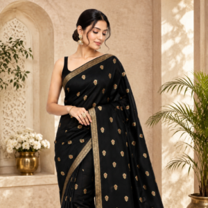 Banarasi Katan Silk Saree with Rich Zari Weaving & Meenakari Work | Traditional Handloom Bridal Saree