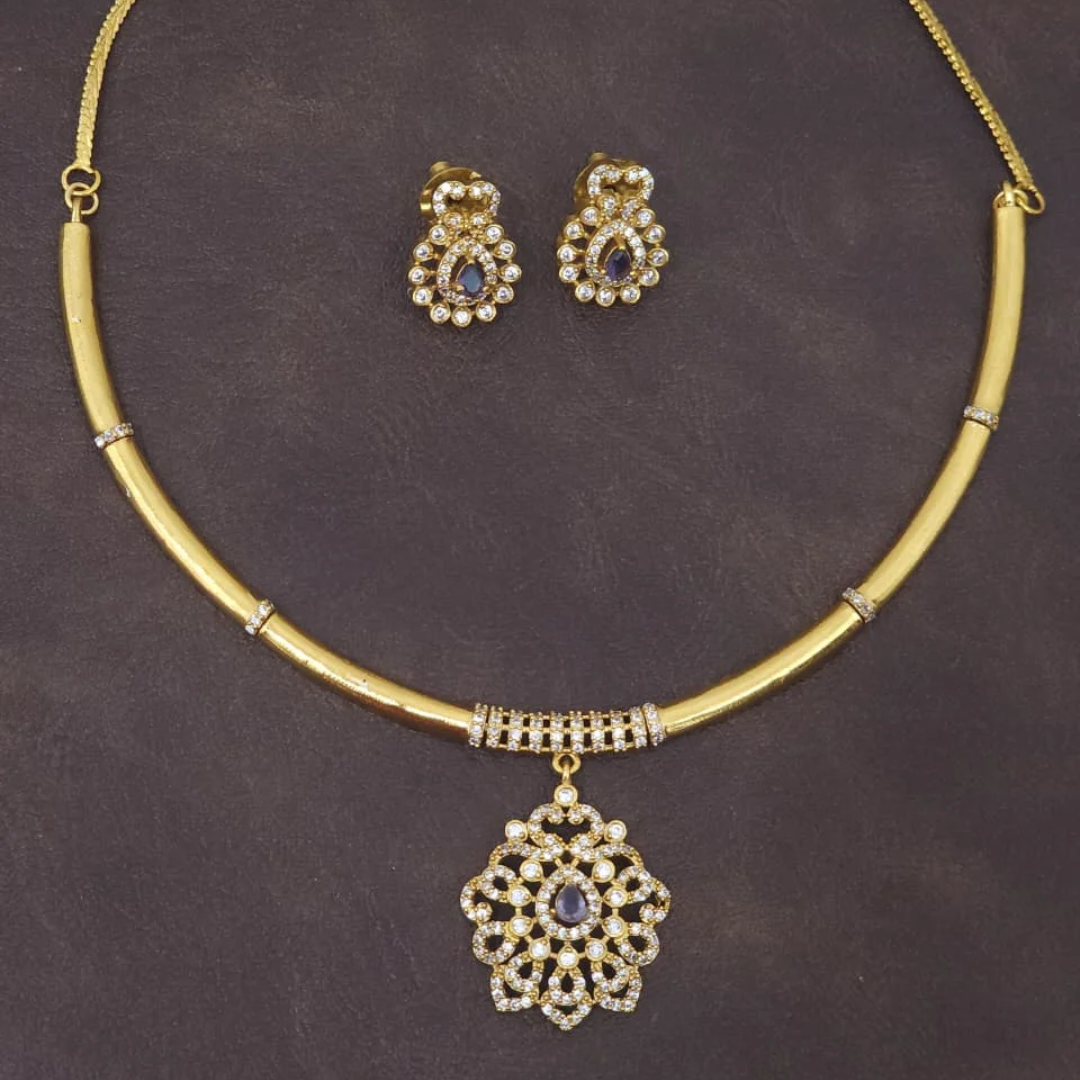 Premium Quality Gold Replica Necklace Set