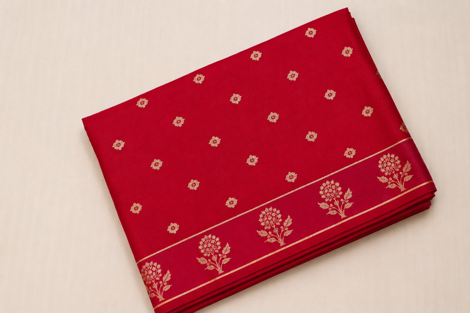 Banarasi Katan Silk Saree | Pure Woven Silk Fabric | Rich Zari Work Pallu | Blouse Piece Included (Pink) - Image 2